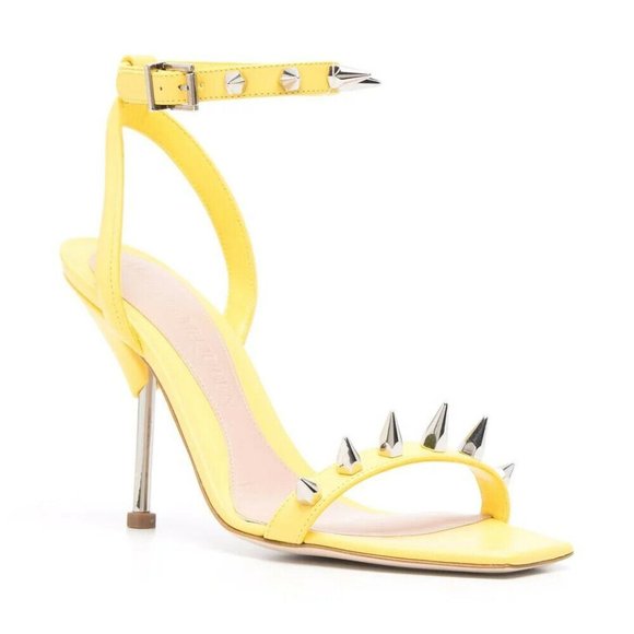 Alexander McQueen Spike Sandals Size 38.5 - Picture 1 of 4